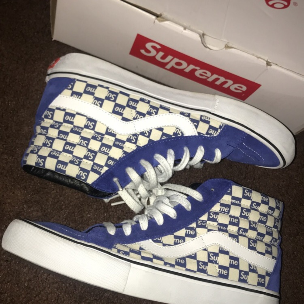 Supreme Vans sz 10.5